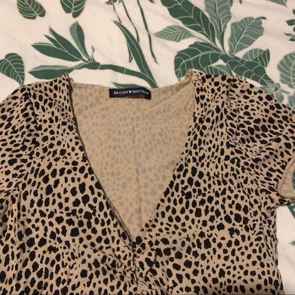 Brandy Melville Cheetah Top - Picture 3 of 3